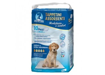 Elanco Sano & Bello Tappetini Assorbenti Per Cani 10 Pezzi 60 x 90 cm (Disp. Confezione da 8 Pezzi € 35,90) 